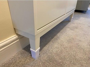 ikea stall skirting clearance foot 3d print model - Mito3D
