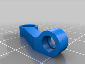 changed 3mm stand holes extended length 3d print model - Mito3D