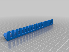 simple cable tidy wall mount management 3d print model - Mito3D