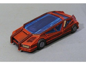 cyberpunk coche 2 3d print model - Mito3D