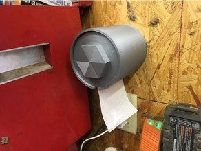 dust cover toilet paper tp holder 3d print model - Mito3D