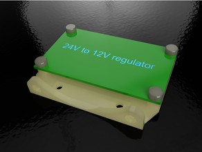 anycubic predator 12v fan mod 24v mods mounting voltage 3d print model - Mito3D