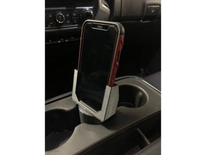 cup holder iphone xr 3d print model - Mito3D