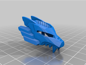 hero factory 30 wolf helmet bionicle ccbs lego 3d print model - Mito3D