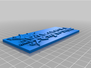 Makaveli don anahtarlık 2pac Tupac 3d print model - Mito3D