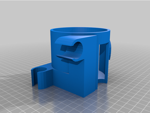 roda cadeira copo suporte 3d print model - Mito3D