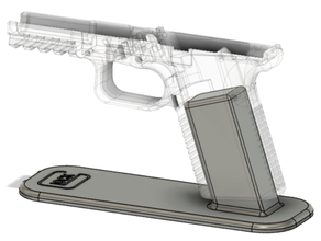 glock 17 19 Pistole Stand 3d print model - Mito3D