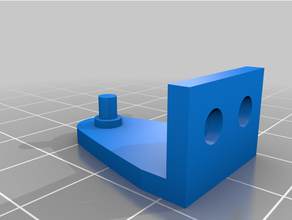 horizontal blind stabilisation hook store 3d print model - Mito3D
