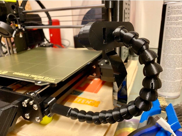 Ahududu pi ir kamera binmek esnek kol 3030 ekstrüzyon 30x30 kızılötesi gece vizyon orijinal Prusa i3 mk3 3D print model - Mito3D