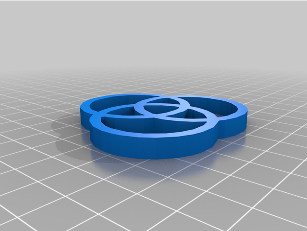 trinité symbole 3D print model - Mito3D