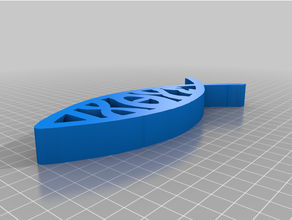 ichthys Christian poisson 3d print model - Mito3D