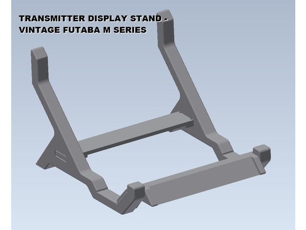 Anzeige Stand Jahrgang Futaba Serie Sender montieren m4 RC rc 3D print model - Mito3D