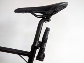 bicycle pump seatpost mount 3d print model - Mito3D
