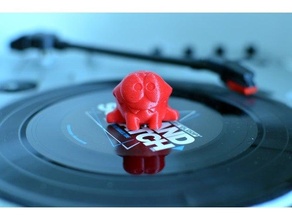 omnom inspired turntable spindle holder 3d print model - Mito3D