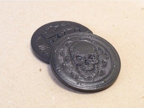 soul coin dnd miniature 3d print model - Mito3D
