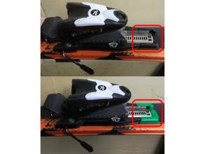 Rossignol kayak arka bağlayıcı Son durak sabitleme ar pice dtache yedek 3d print model - Mito3D