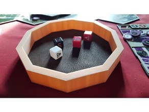 dice tray desk organizer 3d print model - Mito3D