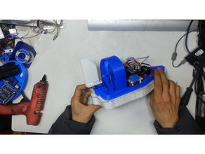 Ventilator angetrieben rc Luftboot Herstellung Boot 3d print model - Mito3D