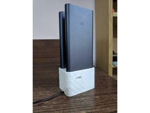 mi xiaomi power bank dock charging 3d print model - Mito3D