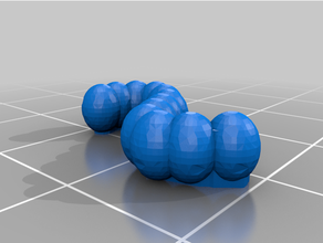 pegajoso gusano 3d print model - Mito3D