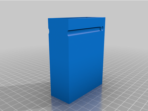 sliding card box 3d print model - Mito3D