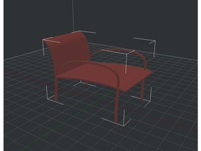 classic chair 3d print model - Mito3D