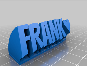 frank 3d print model - Mito3D