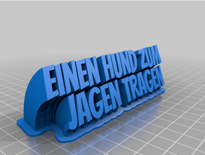 özelleştirilmiş Nefes kesici 2 satır tabak Jagen Tragen 3d print model - Mito3D