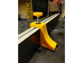 bloquear cruzar cortar trineo inglete estación personalizable parada final carpintería 3d print model - Mito3D