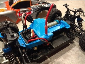 wltoys impermeable Superior chasis a959 a949 a969 a979 abrazadera partes radio controlar rc coche potenciar 3d print model - Mito3D
