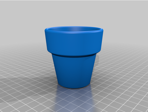 personnalisé fleur pot classique style 3d print model - Mito3D