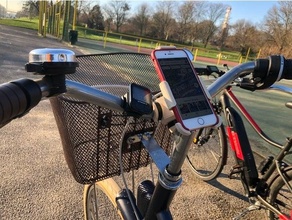 destek iphone btwin kaçmak 520 elma bisiklet binmek sürmek dekatlon 6 6s 7 8 navigasyon telefon 3d print model - Mito3D