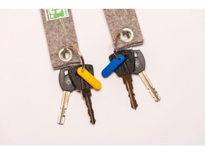 petit clé marqueur porte clés 3d print model - Mito3D
