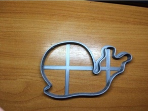 snail cookie cutter 3d print model - Mito3D