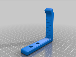 nerf wall mount remix hook hanger 3d print model - Mito3D