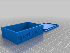 speed control box customized 3d print model - Mito3D