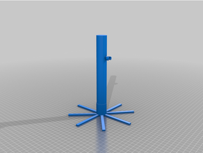 mariokart racing wheel stand fully rotates good print settings 3d print model - Mito3D
