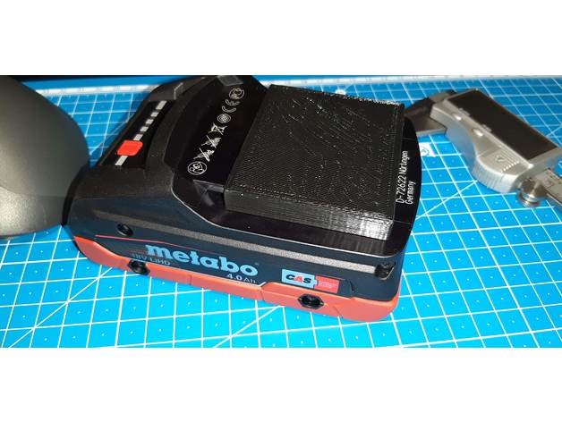 bateria cobrir metabo 3D print model - Mito3D