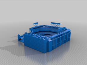 los bravos estádio imprimível 3d print model - Mito3D