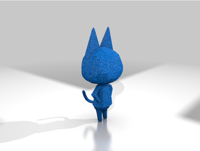 animal cruce gato aldeano planteado 3d print model - Mito3D