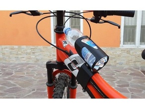 supporto bottiglia bicicletta bicycle water bottle support anycubic i3 mega bellucci marco mbellucci mount 3d print model - Mito3D
