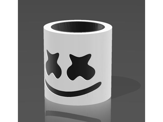 compagno marshmello 3D print model - Mito3D