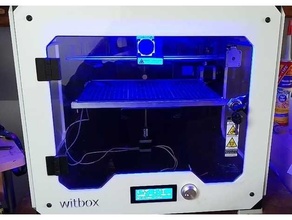 plateau chauffeur verser bq witbox1 witbox extrudeuse 3d print model - Mito3D