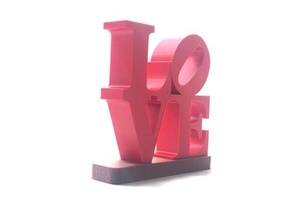 l'amour assiette 3d print model - Mito3D