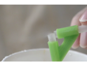 simple spray's body carburettor physics experiment spray straw 3d print model - Mito3D