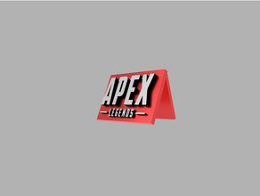 Apex Legenden Logo Stand Dekoration Playstation Video Spiel Spiele 3d print model - Mito3D