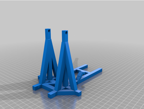 catapulta espaço borracha bandas 3d print model - Mito3D