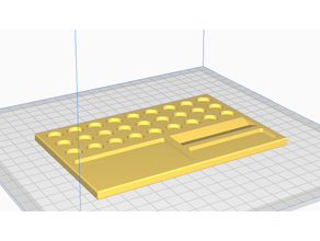 27 disc assembly tray 3d print model - Mito3D