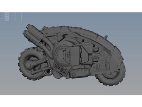 dreadbike 3d print model - Mito3D