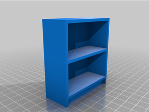 1 12 scale bookshelf 3d print model - Mito3D